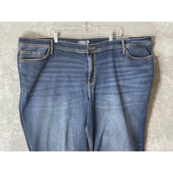 Torrid Jeans Plus Size 30R Midrise Luxe Slim Boot Cut Hippie Cowgirl Western NWT - Picture 2 of 6